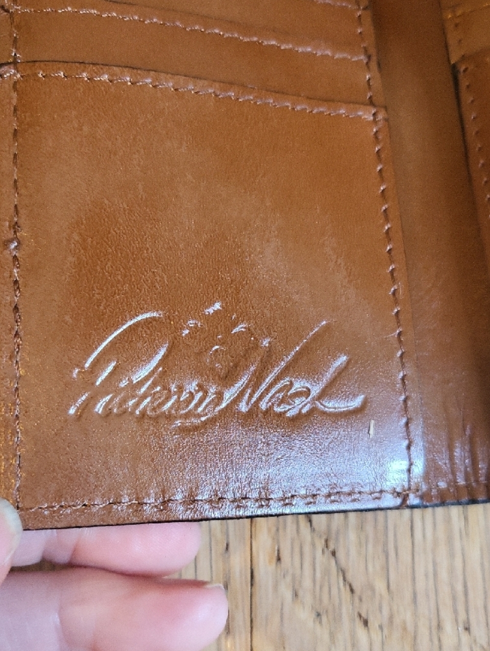 Patricia Nash Brown Map-Print Leather Wallet - Picture 6 of 16